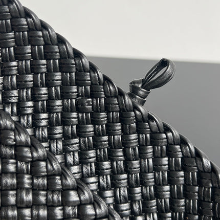 MINI COBBLE 20 BAG IN BLACK LAMBSKIN