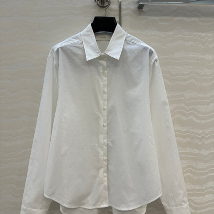 THE ROW CLASSIC WHITE COTTON SHIRT