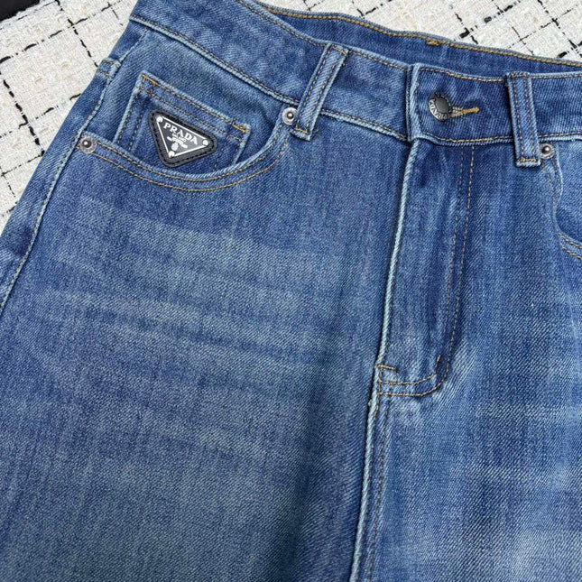 PRADA 26S TWO-POCKET STRAIGHT-LEG JEANS 587