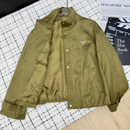 PRADA 25S STAND-COLLAR JACKET 370