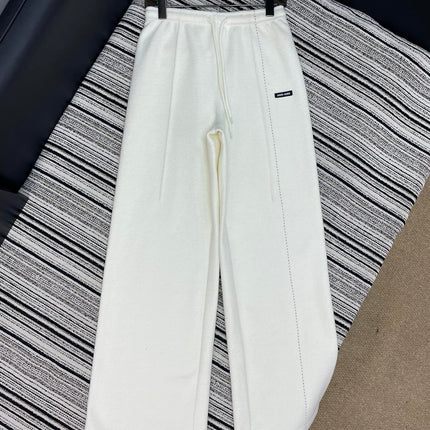 MIUMIU WIDE-LEG PANTS STYLE 653