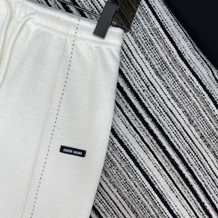 MIUMIU WIDE-LEG PANTS STYLE 653