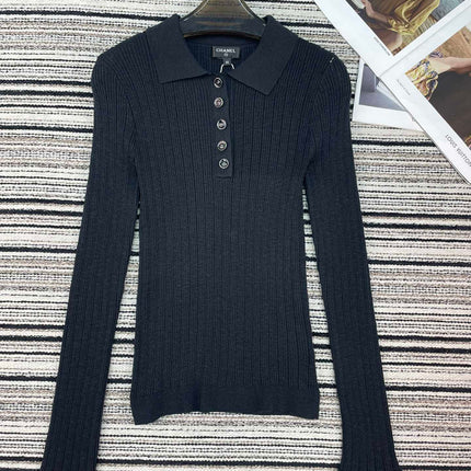 CHANEL 26S COLLARED SWEATER 899