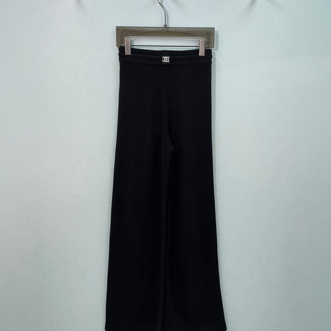 CHANEL 26S WIDE-LEG KNIT PANTS 1736