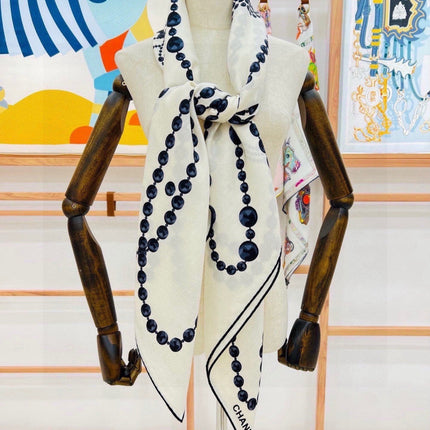 CHANEL 26S SCARF 140 IN SILK 311965