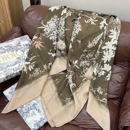 DIOR 26S SCARF 140CM IN CASHMERE SILK 311968