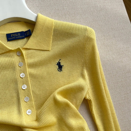 RALPH LAUREN 26S KNIT POLO SWEATER 570