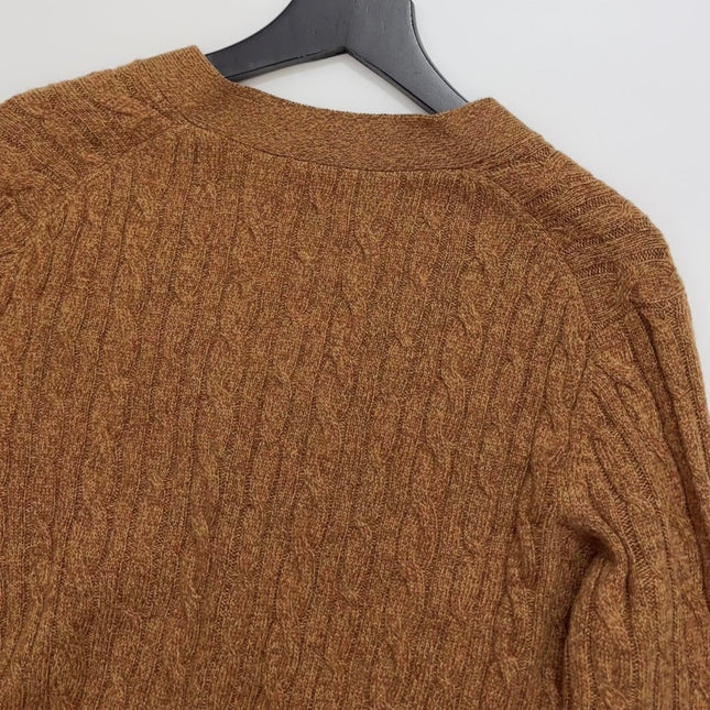 LORO PIANA 26S V-NECK KNIT CARDIGAN 975