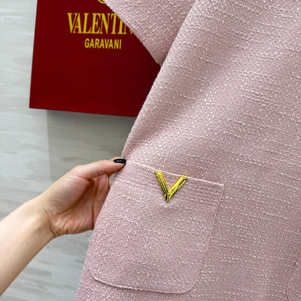 VALENTINO 26S SHORT-SLEEVE DRESS 440