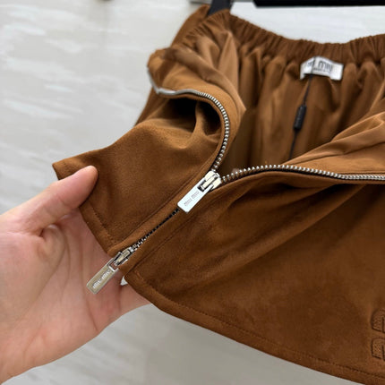 MIUMIU 26S ZIP-UP MINI SKIRT 1599
