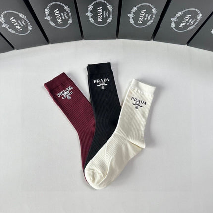 PRADA 26S CREW SOCKS 569253 (1 BOX)