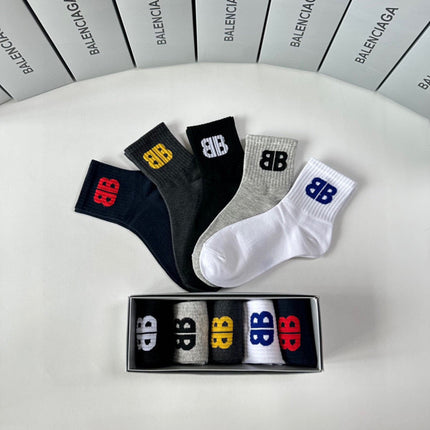 BALENCIAGA 26S ANKLE SOCKS 507976 (1 BOX)