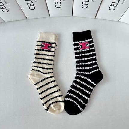 CELINE 26S CREW SOCKS 520270 (1 BOX)