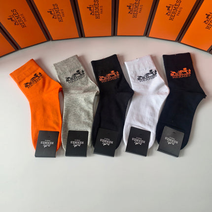 HERMES 26S ANKLE SOCKS 109656 (1 BOX)