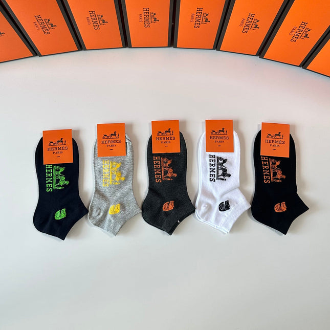 HERMES 26S ANKLE SOCKS 144066 (1 BOX)