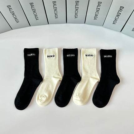 BALENCIAGA 26S CREW SOCKS 263816 (1 BOX)