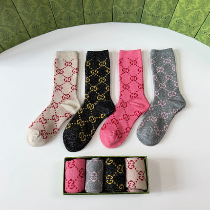GUCCI 26S CREW SOCKS 358572 (1 BOX)