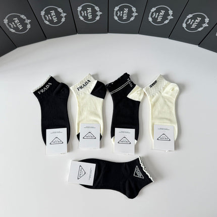 PRADA 26S ANKLE SOCKS 421147 (1 BOX)