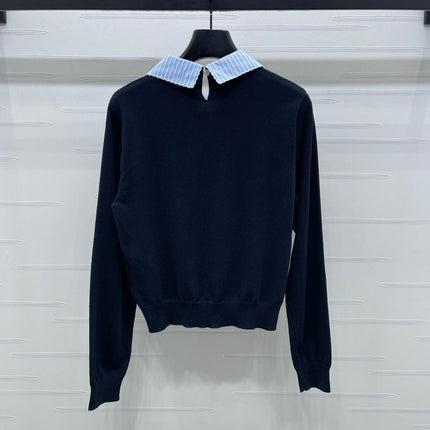 MIUMIU 26S KNIT POLO SWEATER 1595