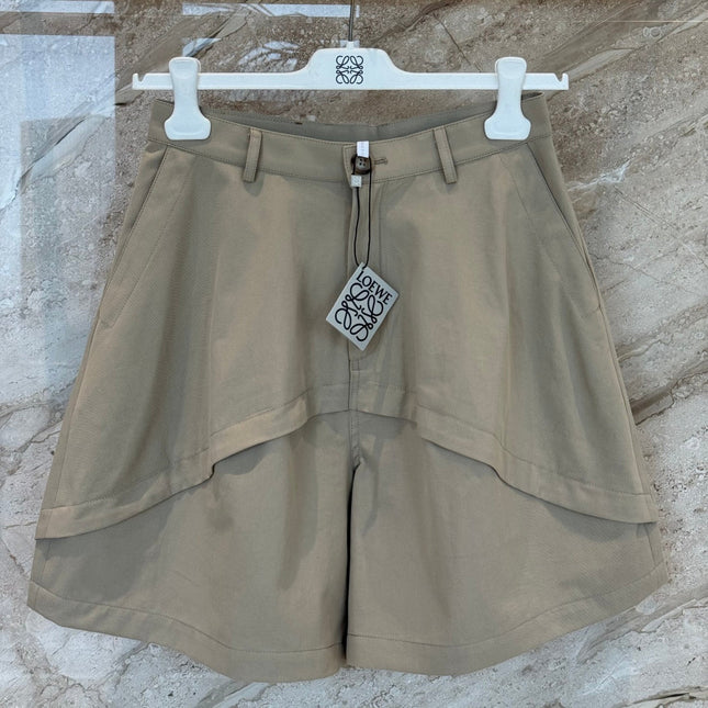 LOEWE 26S KHAKI SHORTS 446