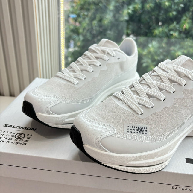 ALO 25S SALOMON SPECTUR SNEAKER IN WHITE FABRIC