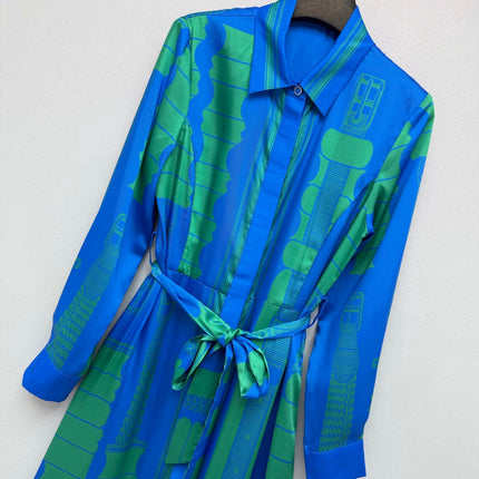 HERMES 26S SHIRT DRESS 713