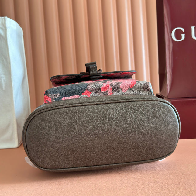 GUCCI 26S BACKPACK 46 IN MULTICOLOR COATED CANVAS STYLE 1