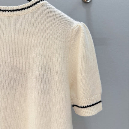 DIOR 26S SHORT-SLEEVE SWEATER 1135
