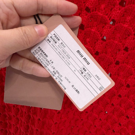 MIUMIU 26S V-NECK SWEATER 900