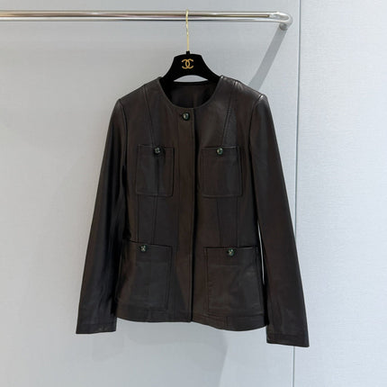 CHANEL 26S LEATHER JACKET 1726