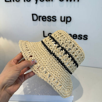 LOEWE 26S RAFFIA BUCKET HAT STYLE 209