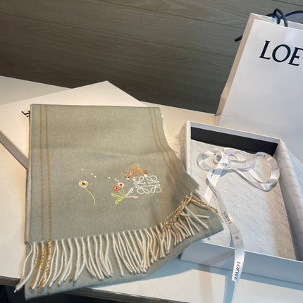 LOEWE 26S SCARF 180 IN CASHMERE 113778