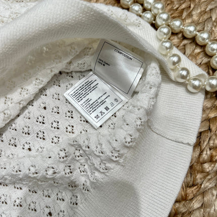 CHANEL 26S SHORT-SLEEVE KNIT POLO SHIRT 977