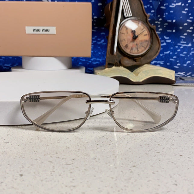 MIUMIU 26S RECTANGULAR FRAME IN METAL 426396