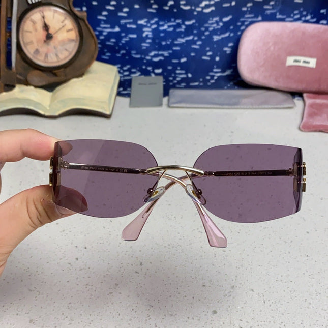 MIUMIU 26S SHIELD FRAME IN METAL 436117