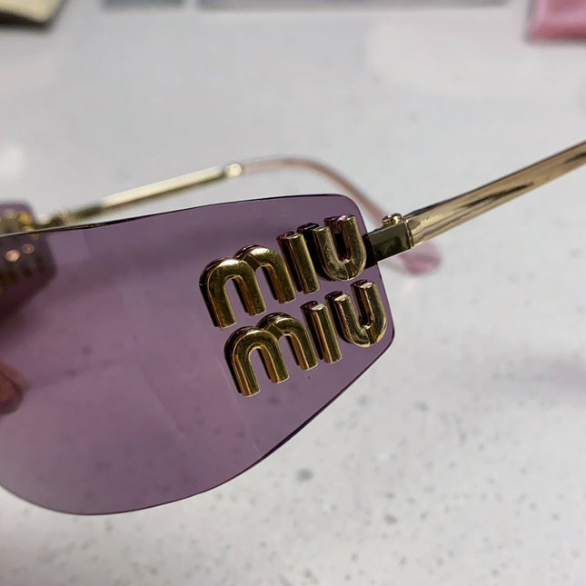 MIUMIU 26S SHIELD FRAME IN METAL 436117
