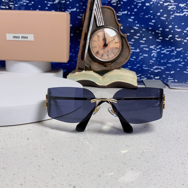 MIUMIU 26S SHIELD FRAME IN METAL 436119