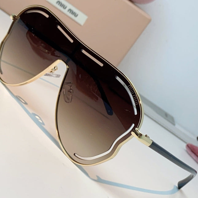 MIUMIU 26S SHIELD FRAME IN METAL 424496