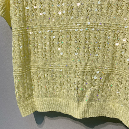 CHANEL 26S SHORT-SLEEVE KNIT TOP STYLE 1083