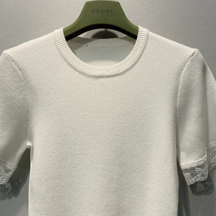 26S SHORT-SLEEVE KNITTED T-SHIRT 557