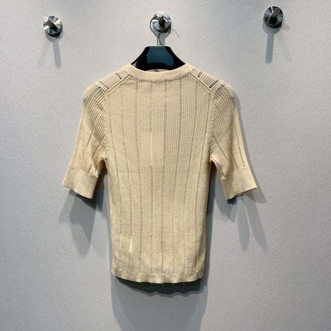 MAXMARA 26S SHORT-SLEEVE KNIT TOP 270