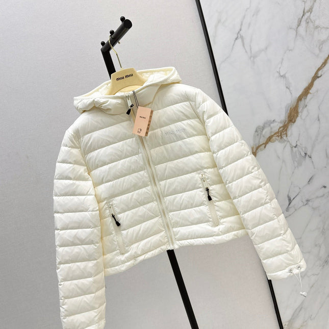 MIUMIU HOODED DOWN JACKET 99490