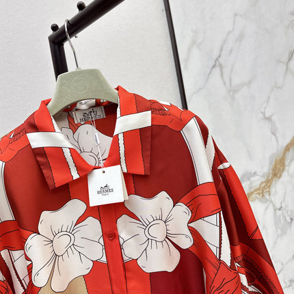 HERMES 25S SILK SHIRT 329
