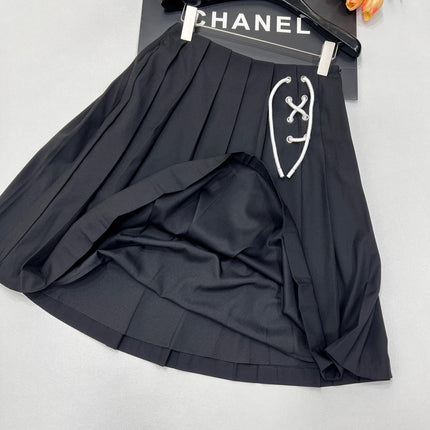 PRADA 25S PLEATED SKIRT 468