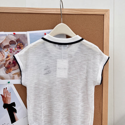 VALENTINO 26S SHORT-SLEEVE KNIT POLO SHIRT 355