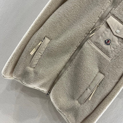 MONCLER 25S JACKET IN BEIGE 307590