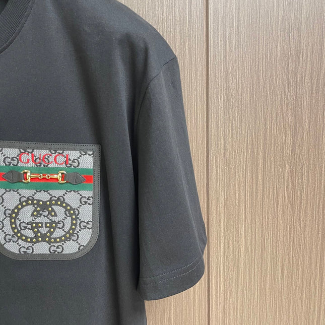 GUCCI 26S SHORT-SLEEVE CREWNECK T-SHIRT 550