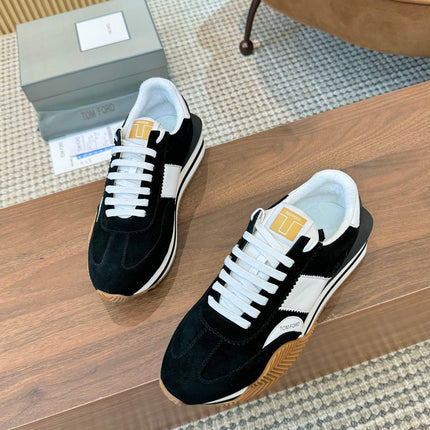 TOM FORD SNEAKERS IN BLACK SUEDE 432171