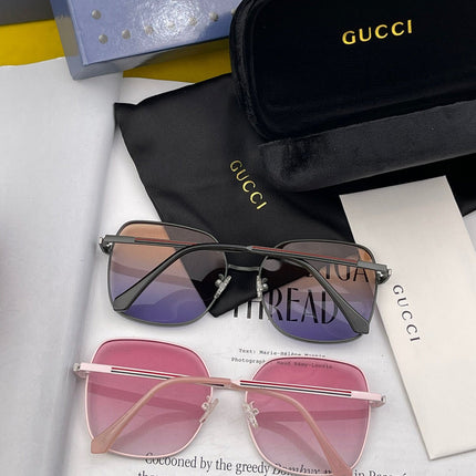 SQUARE FRAME SUNGLASSES G22201 IN METAL
