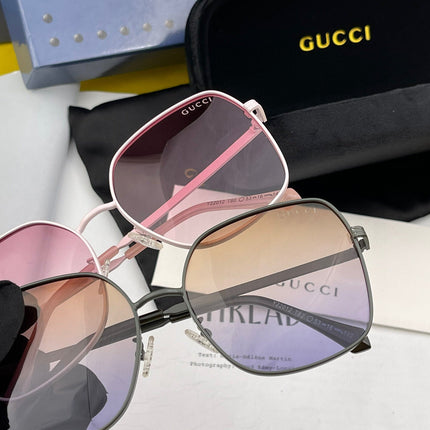 SQUARE FRAME SUNGLASSES G22201 IN METAL
